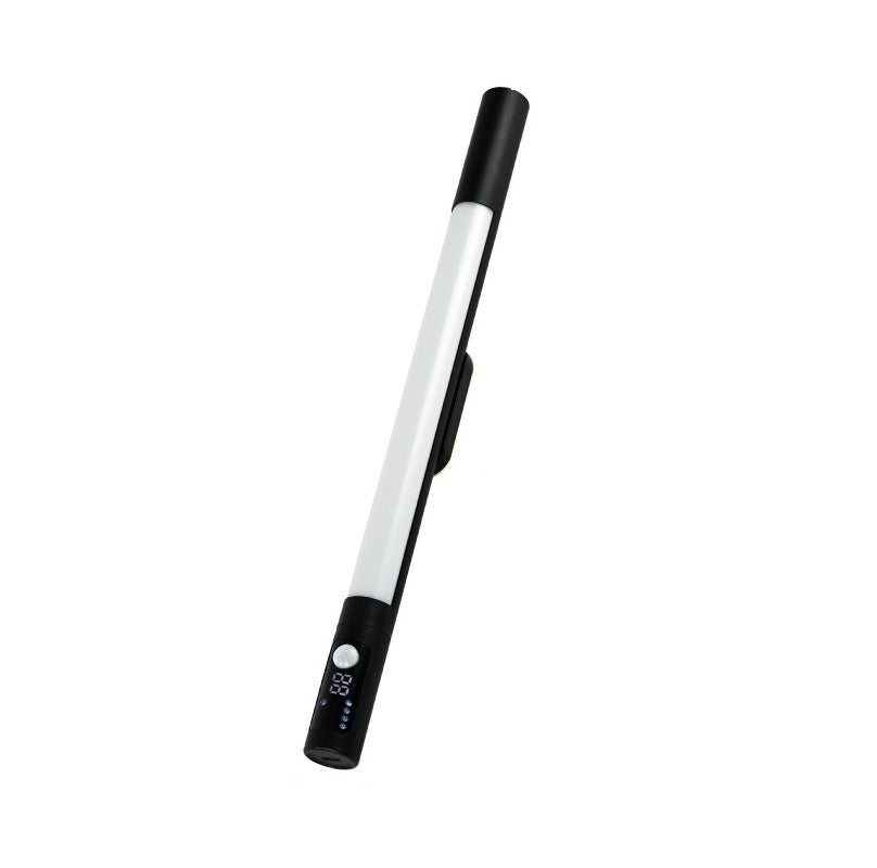 Inteligentna lampa LED z czujnikiem magnetycznym, oświetlenie magnetyczne, ładowanie typu C, czujnik podczerwieni, 3 tryby świecenia, czarny, 1200mAh