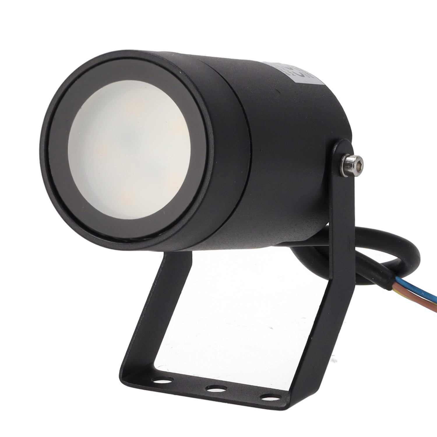 Ledvion Foco De Jardín LED Con Pincho – Aluminio Negro, IP65, Casquillo GU10, Cable 1m – Orienta 360° Para Árboles O Fachadas