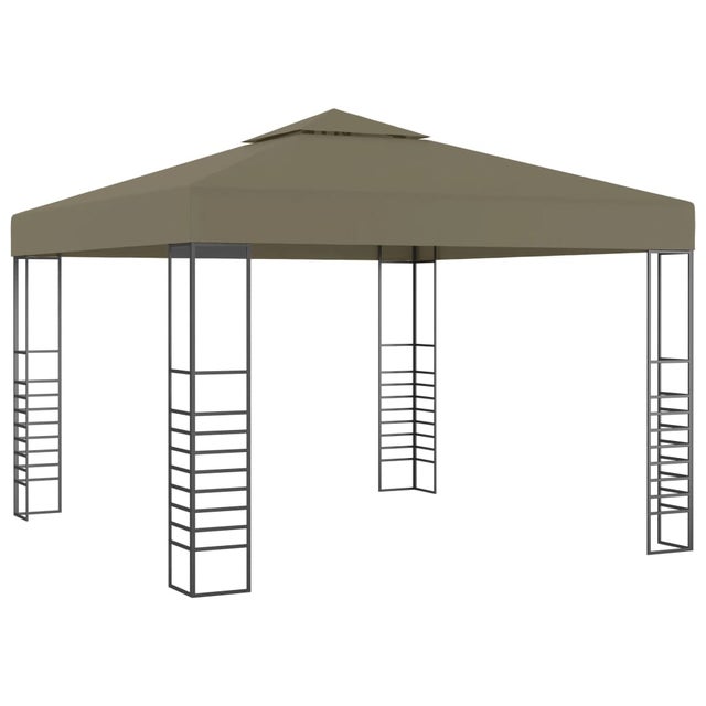 Maison Exclusive - Gazebo da Giardino 3x3 m Grigio Talpa 180 g/m²