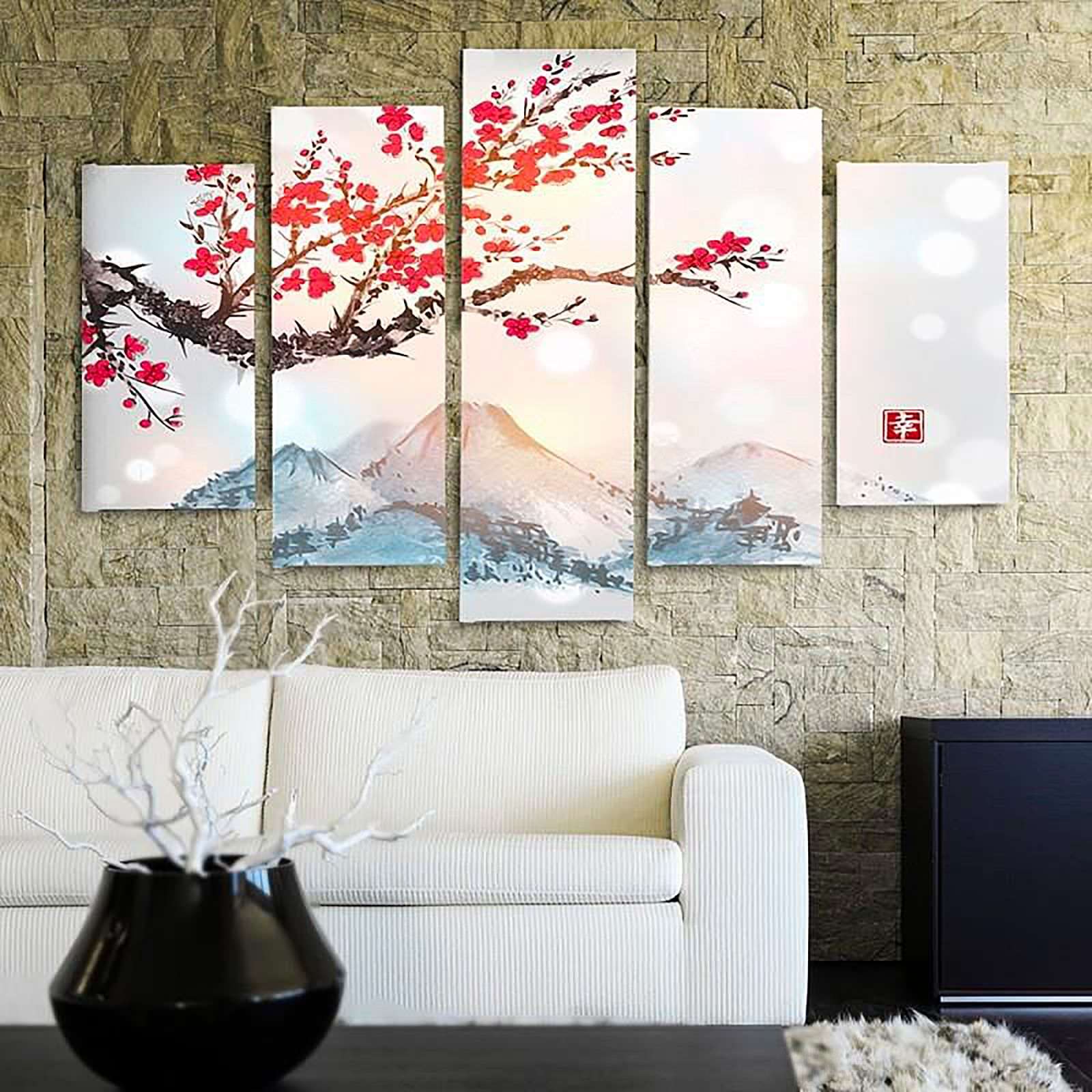 Tableau le japon paysage 4 - 200 x 100 cm - 4