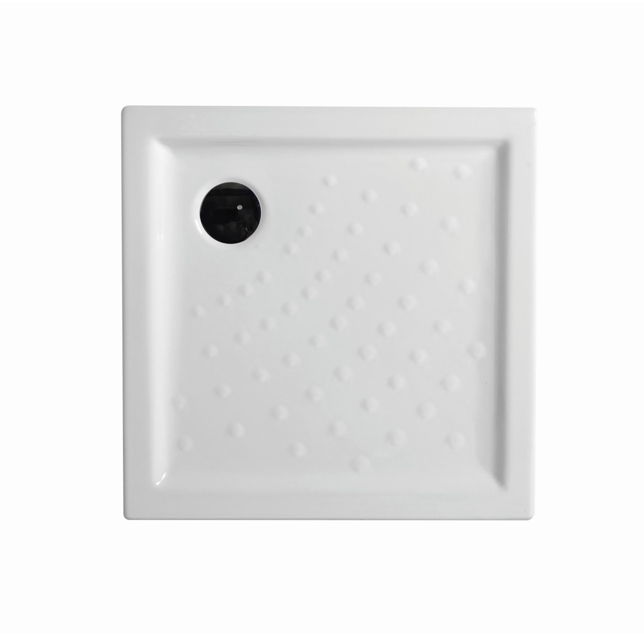 Tappetino doccia PVC MARATHON 54x54cm Bianco Spirella | Leroy Merlin