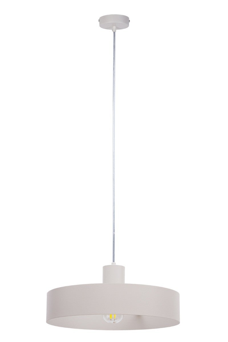 Lampa wisząca RIF jasno-szara 1 x E27 x 15W wym: 90 x 35 x 35 cm Sigma Lighting