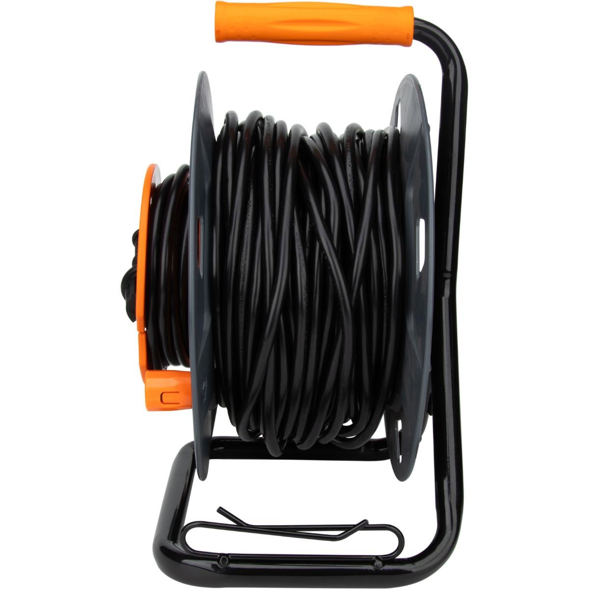 Enrouleur 4 prises déportées 30m - 2P+T 16A - Zenitech - 6