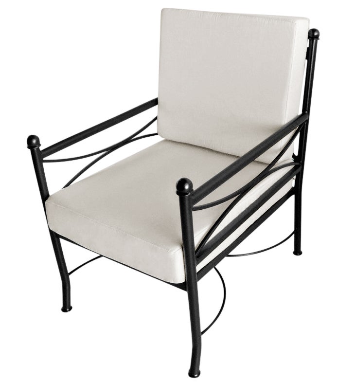 POLTRONA DA GIARDINO IN FERRO BATTUTO A POSTO MINORCA Leroy Merlin