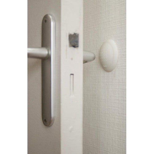 Butoir mural de béquille Elior Ø 60 x ép 15 mm blanc - 3