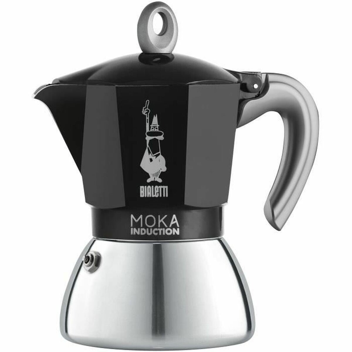 Cafetière italienne BIALETTI Moka induction 6 tasses black - 7