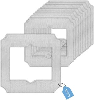 10 Pièces Lingettes Microfibre Rechange Pour Ecovacs Winbot Mini - Chiffons Nettoyage Vitres W-CC02-0012