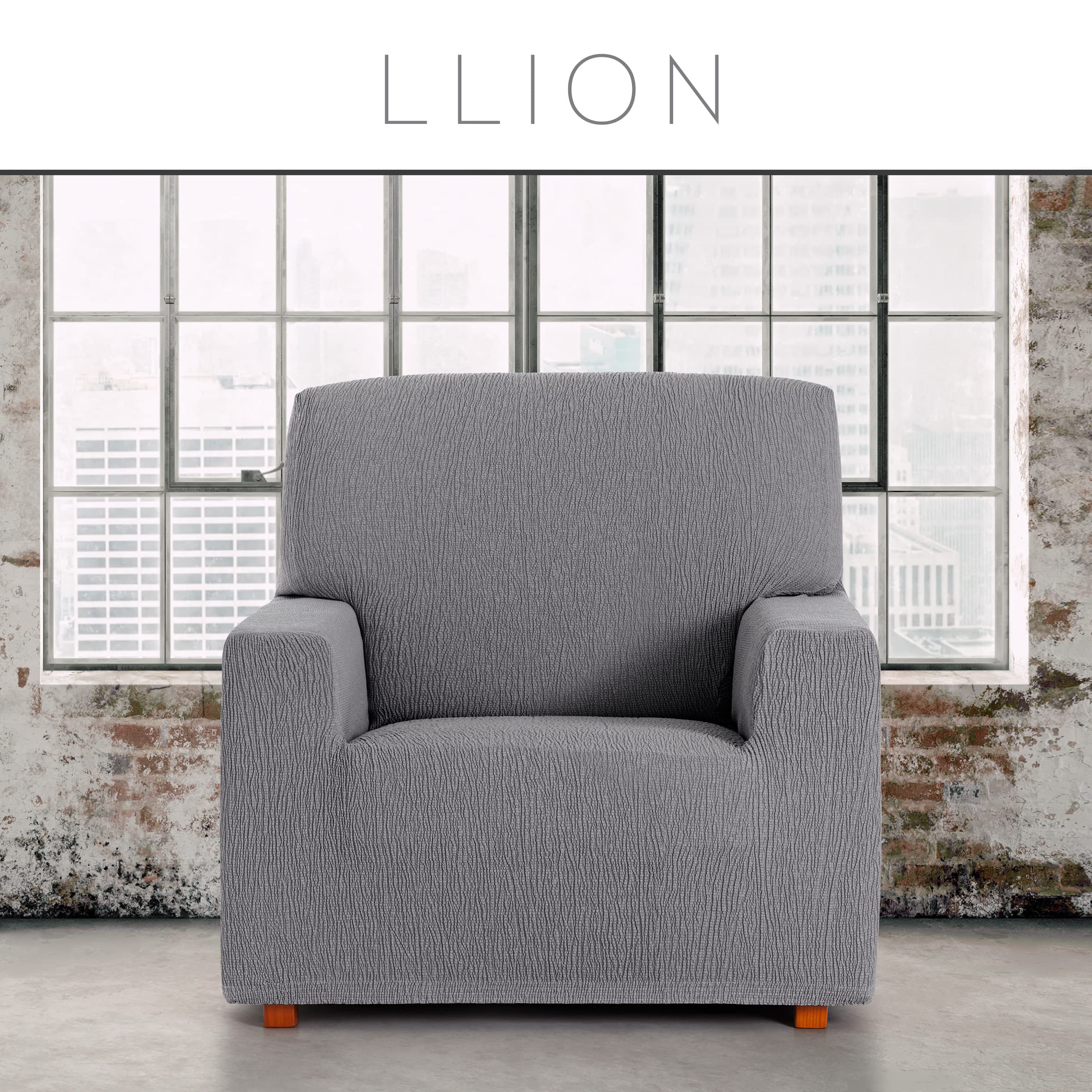 Eysa copripoltrona elastico Llion 1 posto Colore 06/Grigio - 3