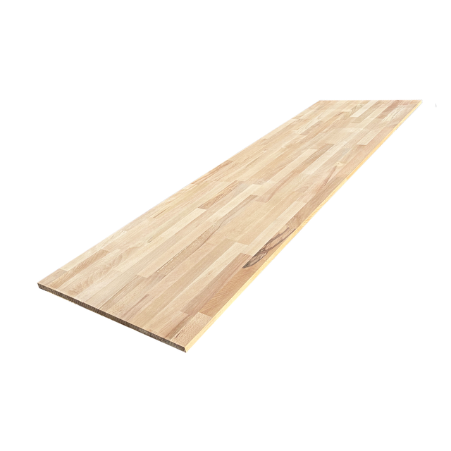 Tablette Hêtre Massif Lamellé Collé Abouté, L.200 cm x l.60 cm, Ep.18 mm