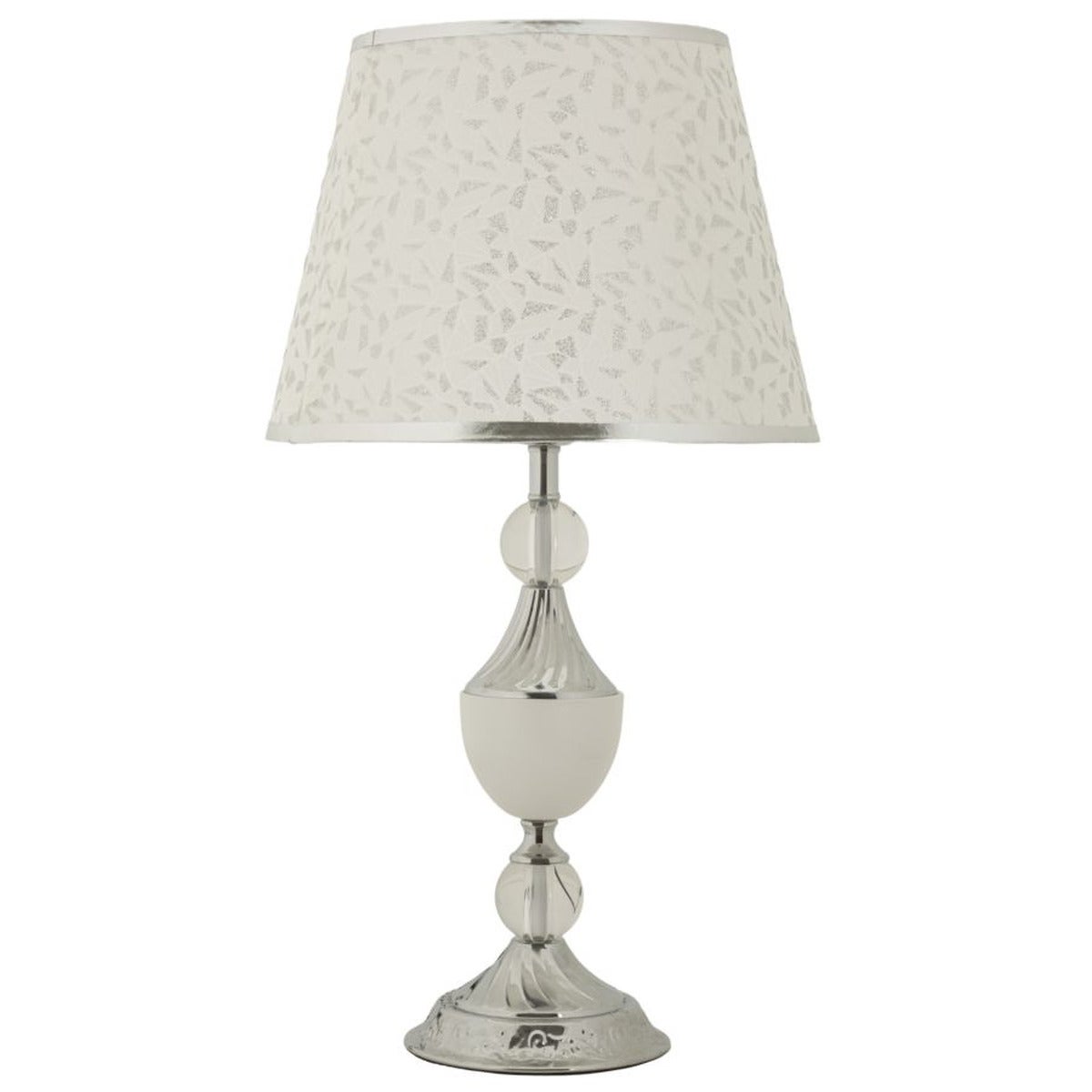 Lampa Stołowa Baptisia, Tkanina, Srebrny, Seven Design