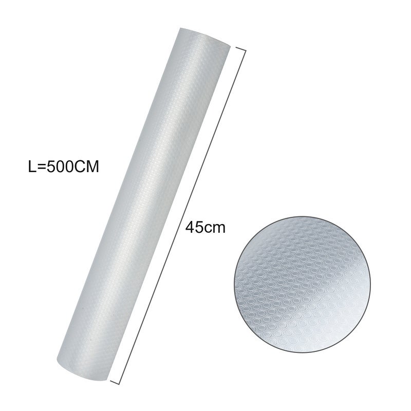 Tapis Antidérapant Lavable Forme Diamant - 50 Cm X 5 M - Blanc - Pour Tiroirs Et Étagères