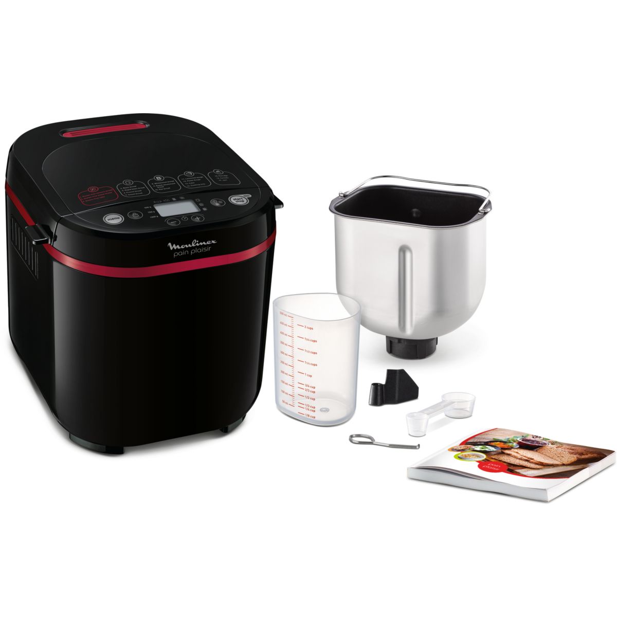 Moulinex ow2208 panificadora 720 w negro