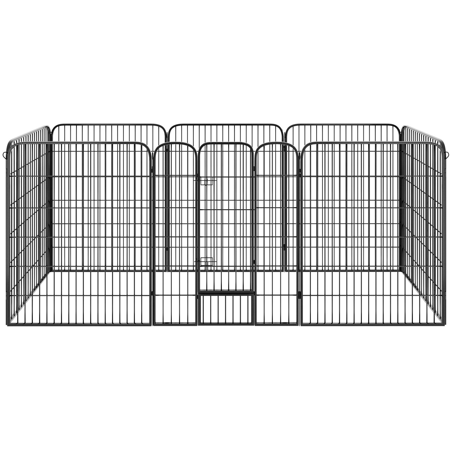 TECTAKE Parque para cachorros 8 peças, dobrável - 9