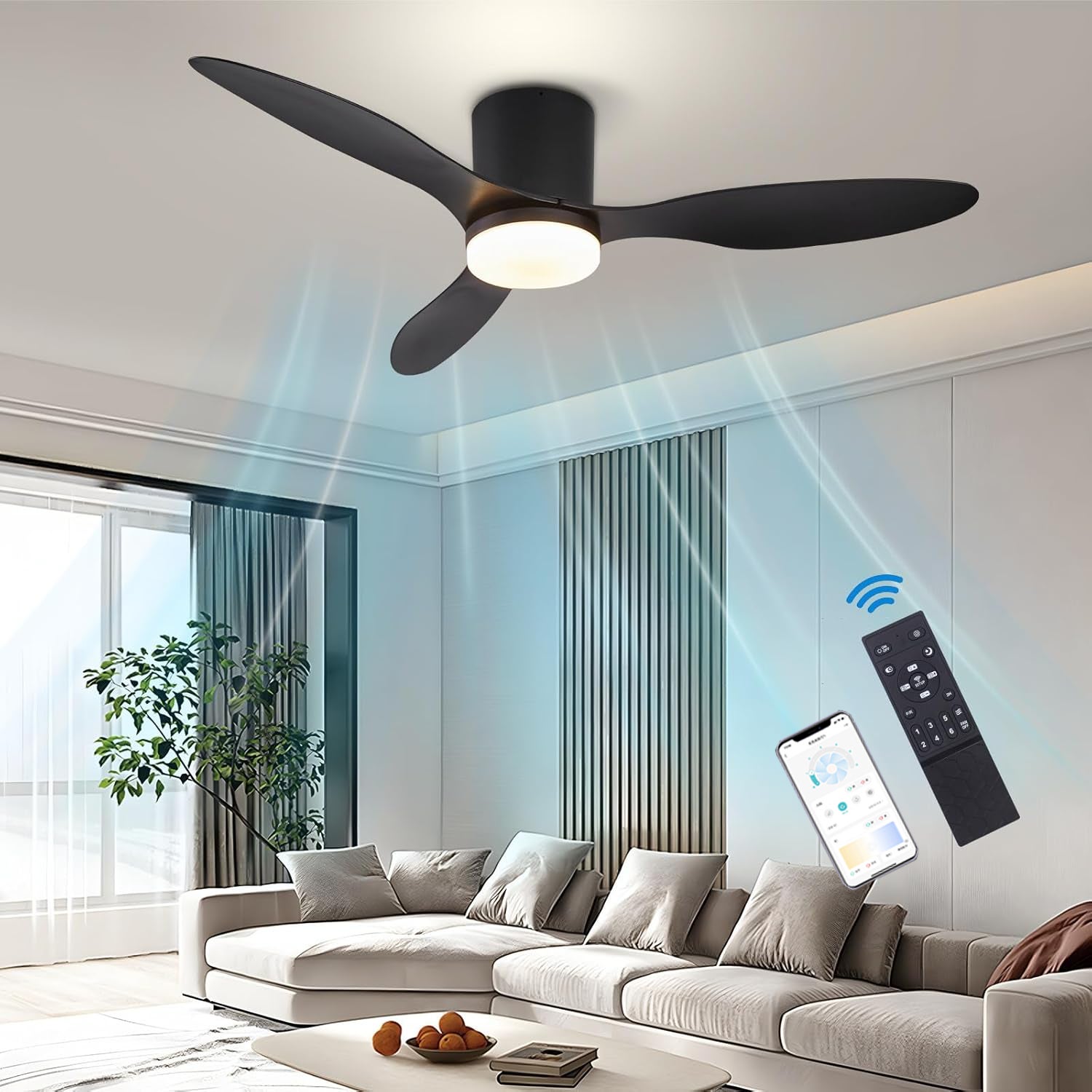 Ventilateurs de plafond avec lumières - Ventilateur de plafond d
