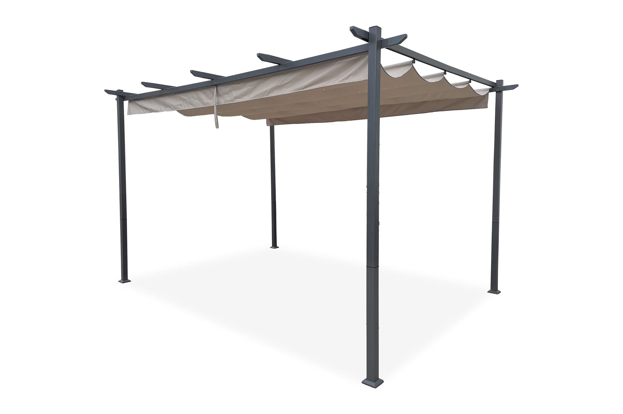 Tonnelle autoportée MIRA 4x3 m Beige | Leroy Merlin