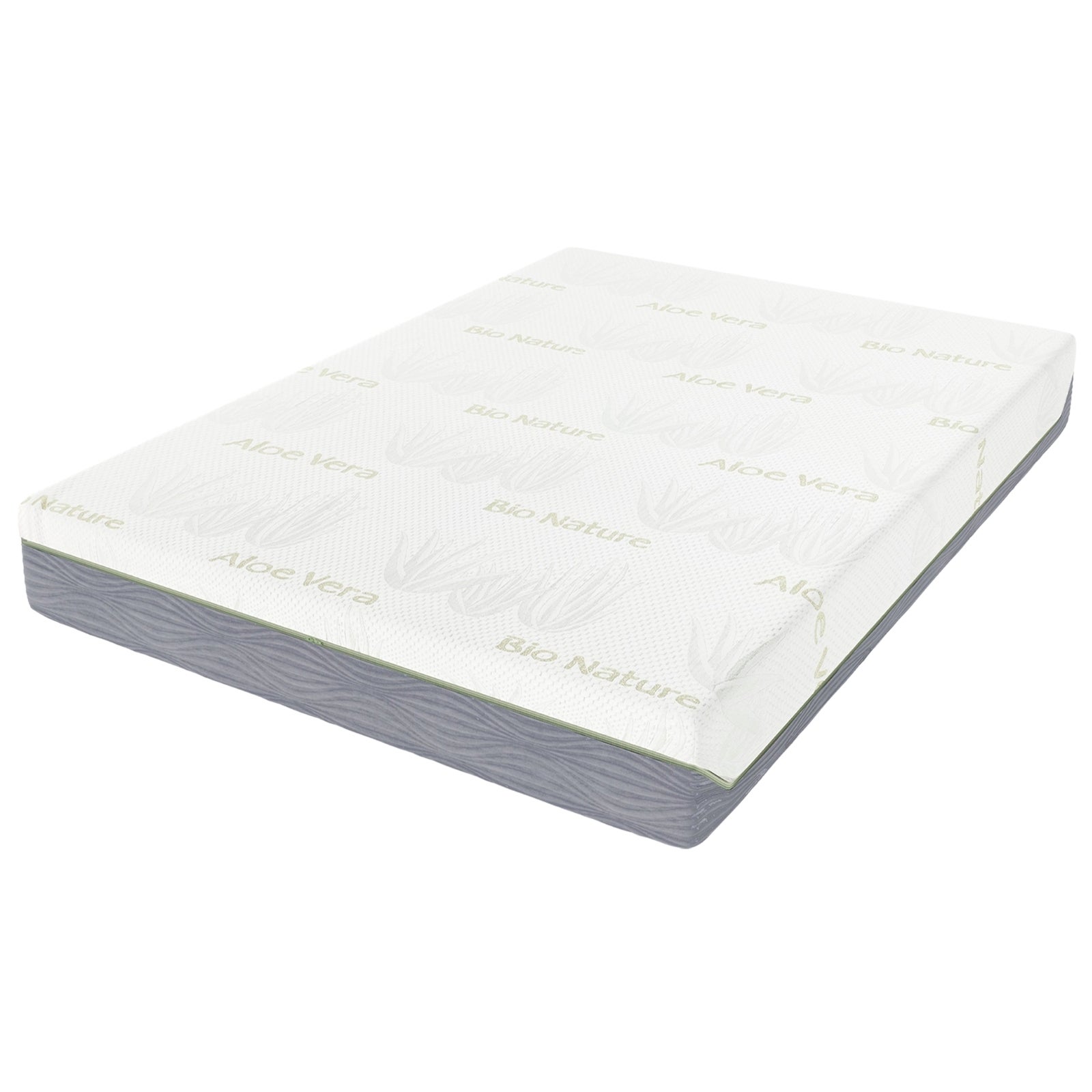 Colchón viscoelástico 180x190 viscolchón aloe tejido aloe vera núcleo ergo system hard altura 20cm firmeza intermedia factory colchón