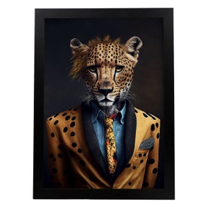 Le Guépard Dans La Savane. | Photo Premium