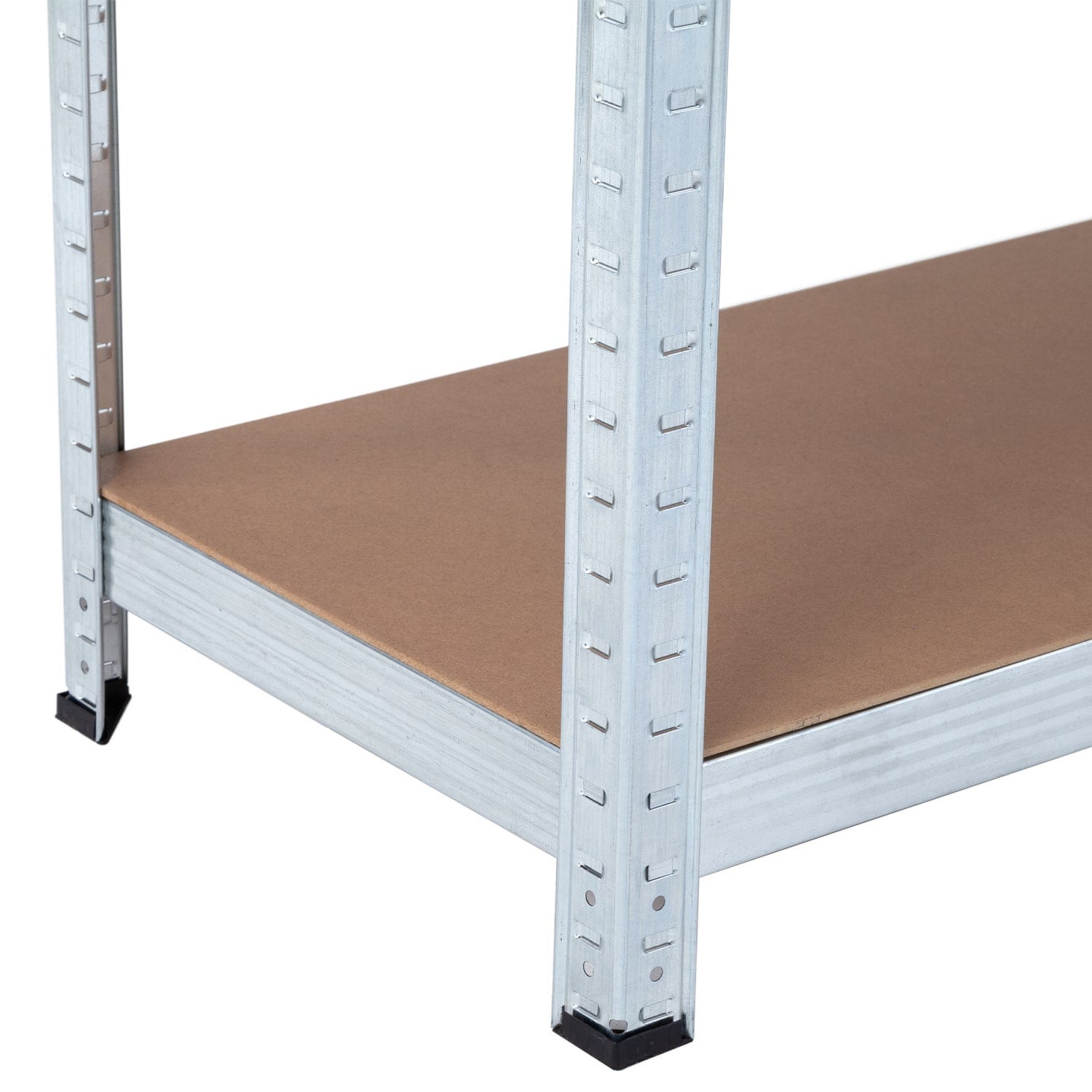 MegaPack 10 Prateleiras Modulares Metálicas com 5 Prateleiras 875kg Prata 90x40x180cm 7house - 6