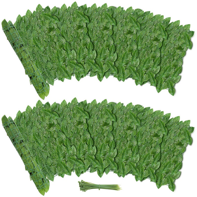 Zuishams  Valla De Privacidad Foliage 300Cm X 100Cm Revestimiento De Pared Pantalla De Privacidad Lona Malla, Vainilla , Leroy Merlin