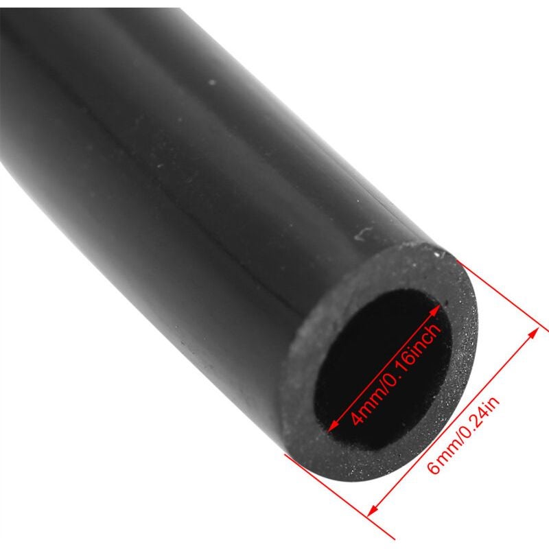 Tuyau flexible micro-irrigation goutte à goutte PVC 4/6mm, pelouse ...