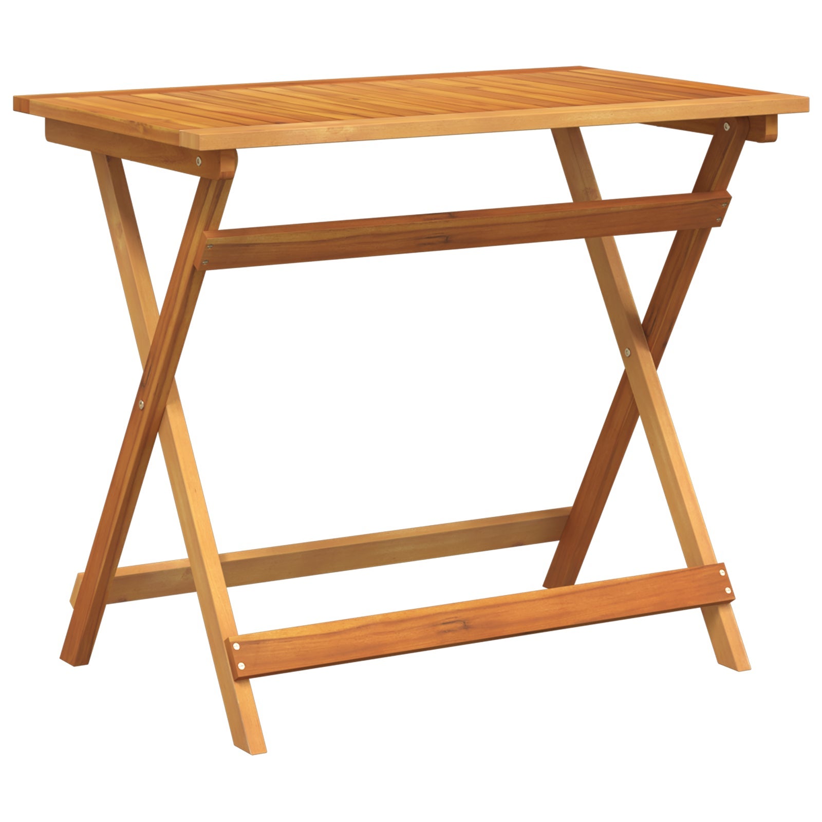 Ensemble bistrot 5 pcs Huile Naturelle Bois d'Acacia Massif vidaXL - 4