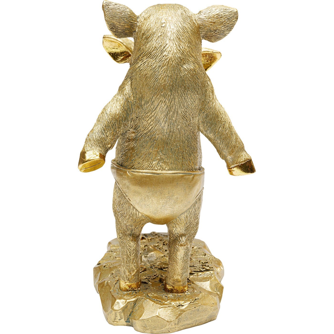 Déco cochons curieux dorés Kare Design - 3