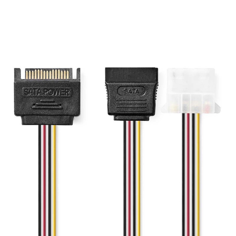 Câble SATA III 0.3m - Connecteur L Femelle/Femelle - 6 Gbit/s Avec Verrouillage - Pour HDD, SSD Et Lecteurs