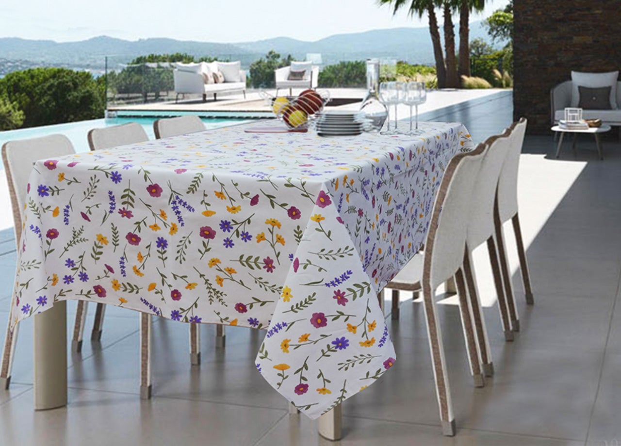 Tovaglia In Cotone 100% Made In Italy - Design M'ama RP 90x90 Cm Per Cucina E Sala Da Pranzo - Foto 9