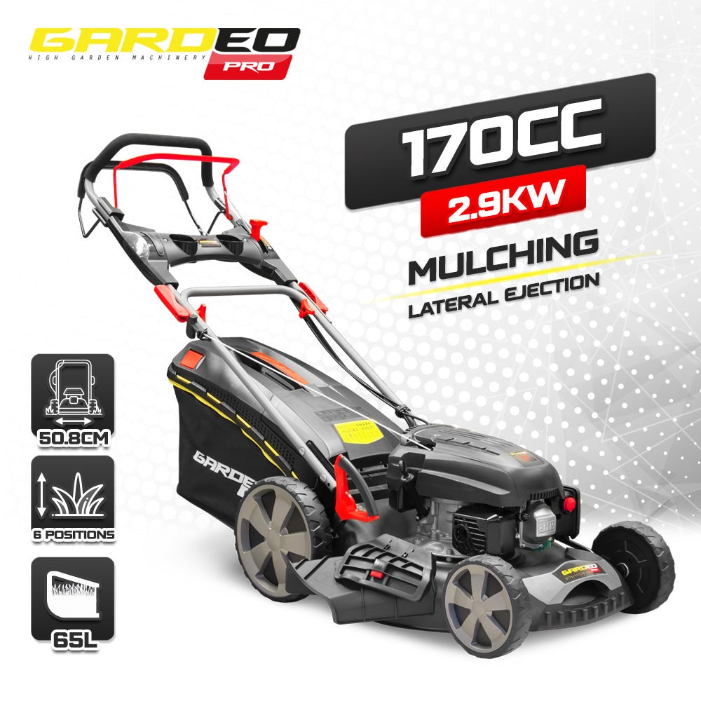 Tondeuse Thermique Autotractée 170 CC - 50,8 cm avec 2 Lames, Mulching et Éjection Latérale - Garde Pro - 3