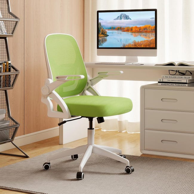 Synorla Sedia da scrivania da ufficio, sedie ergonomiche con ruote, capacità 150 kg, sedia con schienale alto in rete per casa e ufficio, supporto lombare regolabile, braccioli ribaltabili, comode Synorla Sedia da scrivania da ufficio, sedie ergonomiche con ruote, capacità 150 kg, sedia con schienale alto in rete per casa e ufficio, supporto lombare regolabile, braccioli ribaltabili, comode