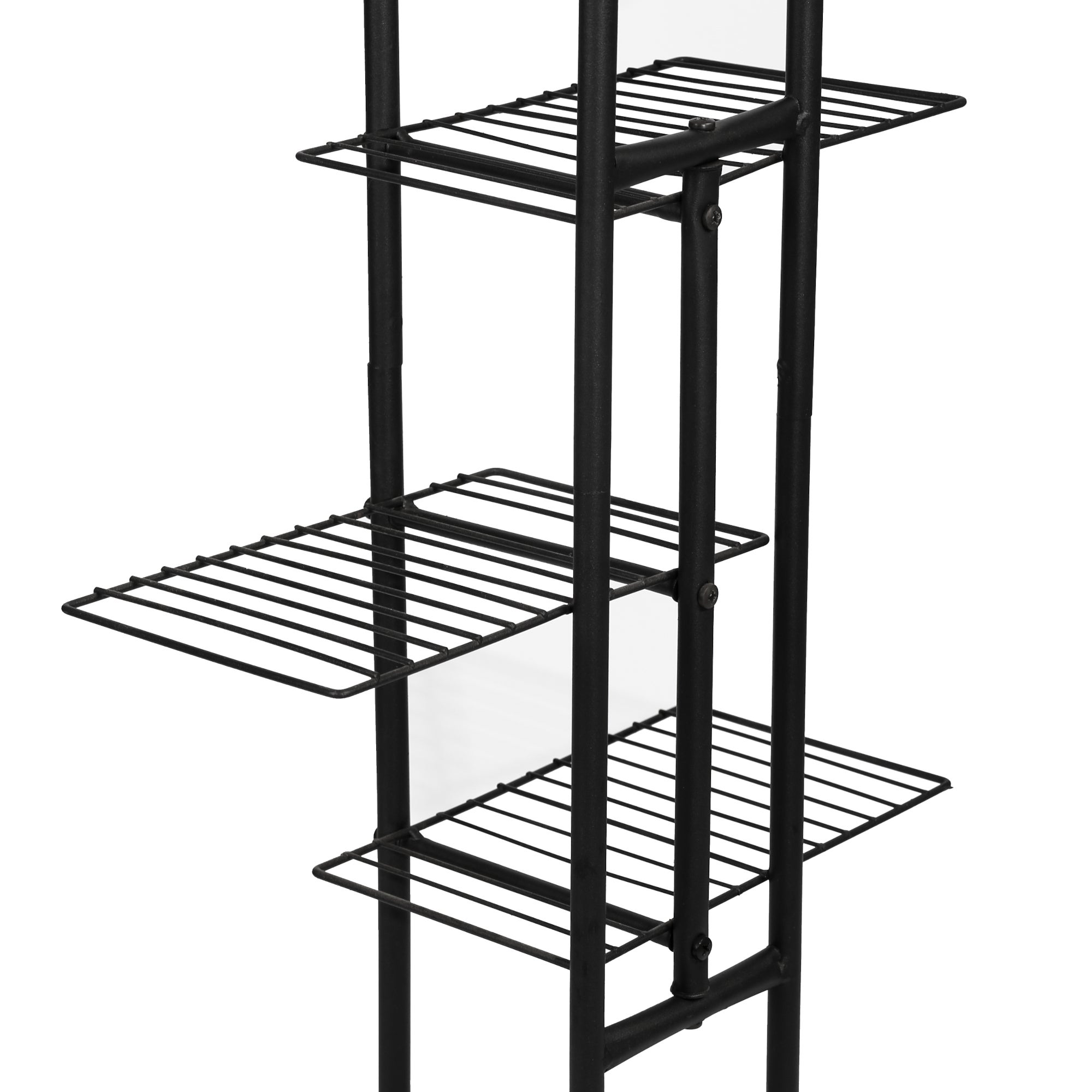 Étagère à plantes Beek à 4 niveaux noir [en.casa] - 6