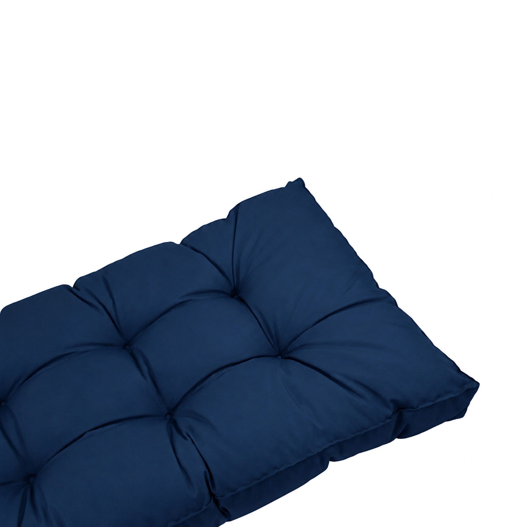 Coussins pour salon de jardin capitonné 100x50cm Bleu petrole - 8