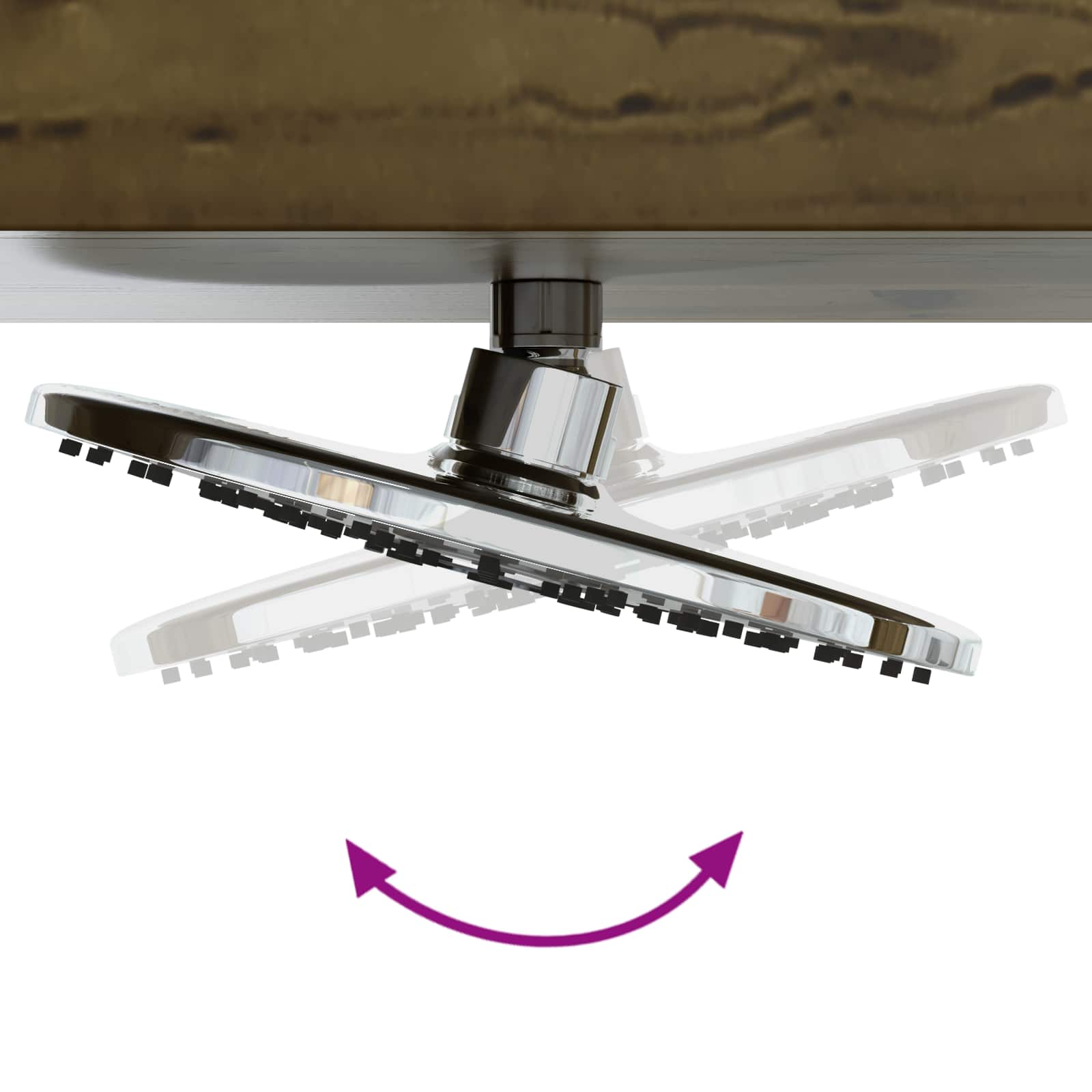 vidaXL Douche d'extérieur 226 cm Naturel - 8