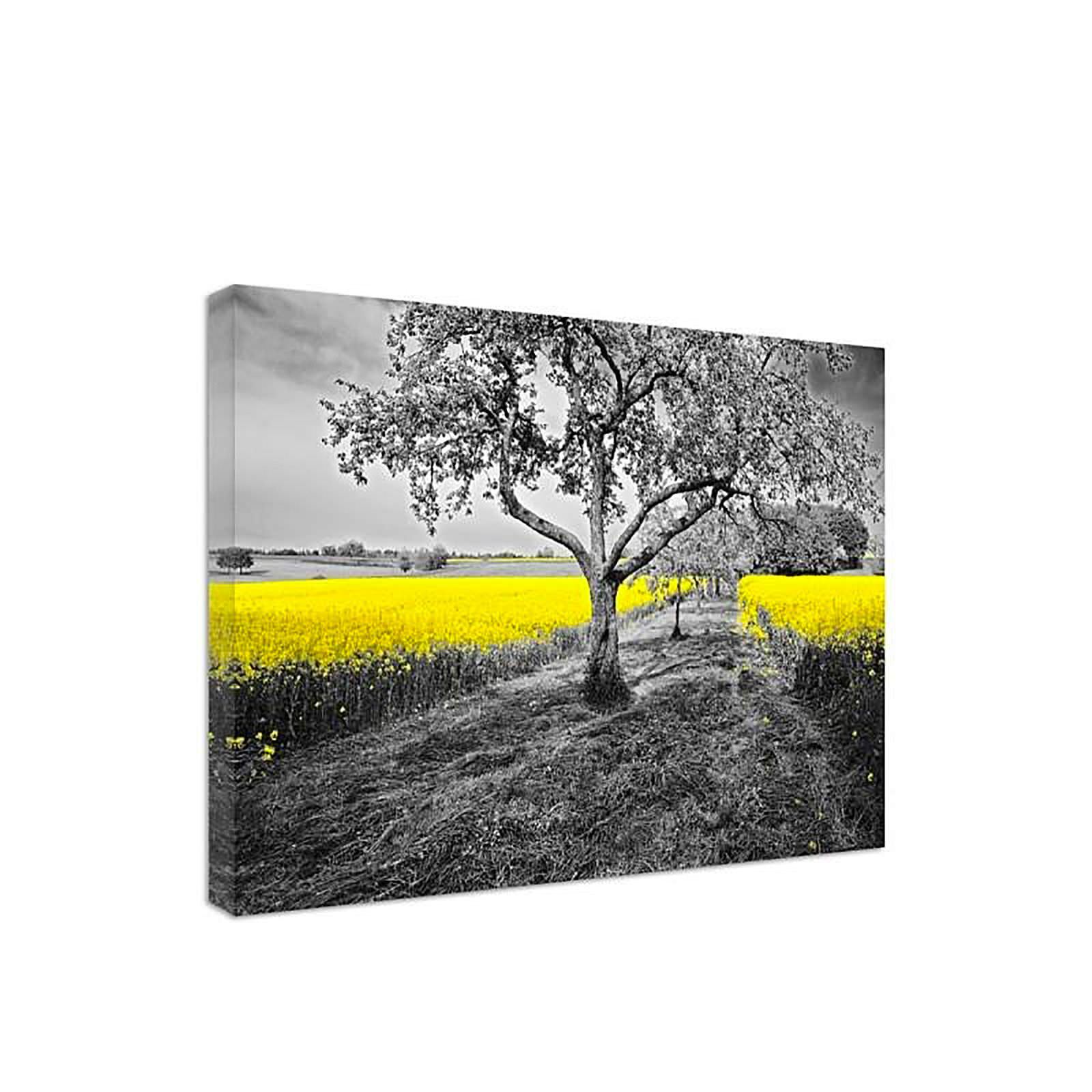 Tableau colza jaune - 100 x 70 cm - 2