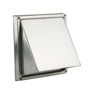 Grille Frontale En Acier Inoxydable 125mm Avec Ailettes D'entrée Hautes Mobiles - EL-SS-OP125 SS 35001602