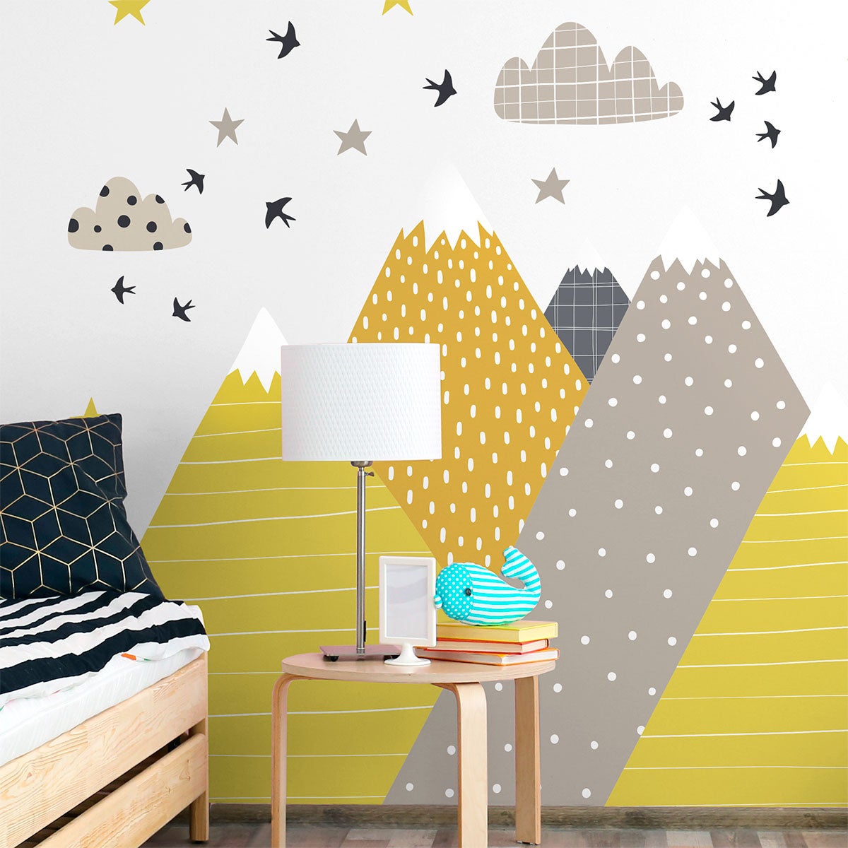 Adesivo bambino di montagna scandinavo faridka - Sticker adesivo - adesivi murali - 70x105cm - 4