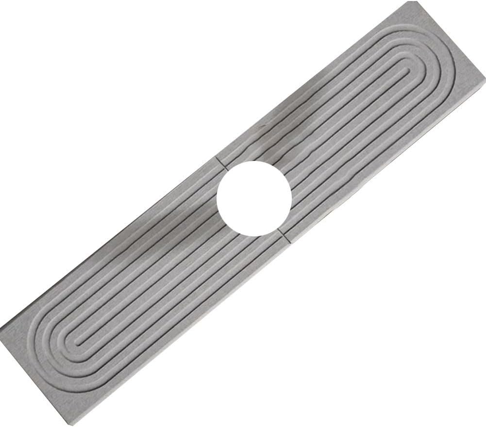 Podkładka ociekowa z ziemi okrzemkowej mata absorbująca pod kran o wymiarach x cm może być używana jako mydelniczka i podstawka pod gąbkę szara