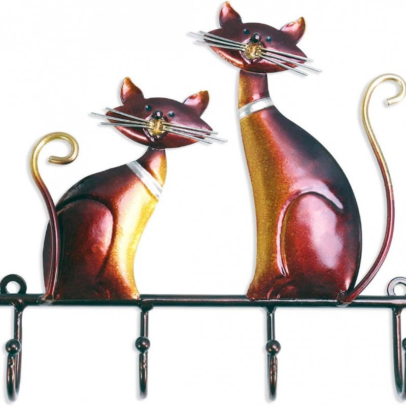 Wieszaki na klucze, Uchwyt na klucze, Wieszak na klucze, Wieszak na ubrania, Hak na ubrania, Hak na kota, Dekoracja ścienna, Metal