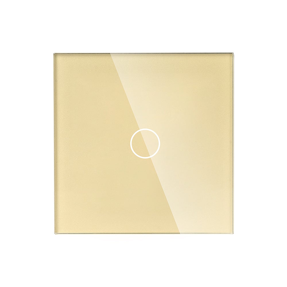 Interrupteur simple Allumage Connecté Wi-Fi Façade Tactile en verre Trempé | Leroy Merlin