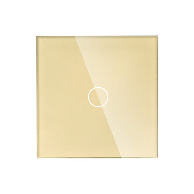Interrupteur simple Allumage Connecté Wi-Fi Façade Tactile en verre Trempé | Leroy Merlin Interrupteur simple Allumage Connecté Wi-Fi Façade Tactile en verre Trempé | Leroy Merlin