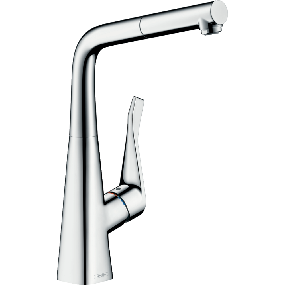 Robinet De Cuisine Avec Douchette Hansgrohe Metris M Chrom Leroy Merlin