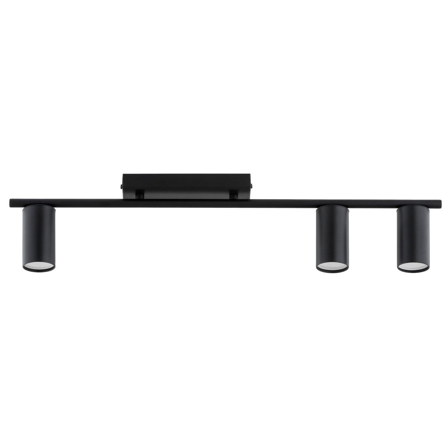 Reflektor sufitowy spot natynkowy Kanon listwa czarny 3xGU10x10W wym: 15 x 68 x 6 cm metal Alfa