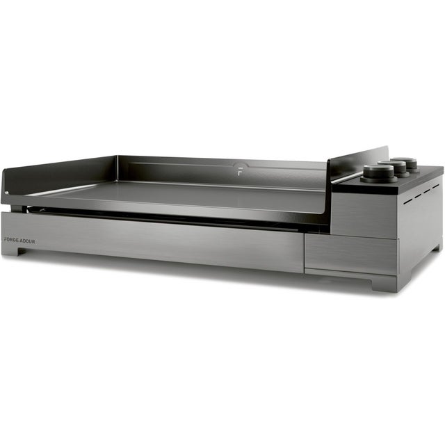 Plancha gaz FORGE ADOUR Premium 75 Inox 3 brûleurs à poser 75.5x41 cm
