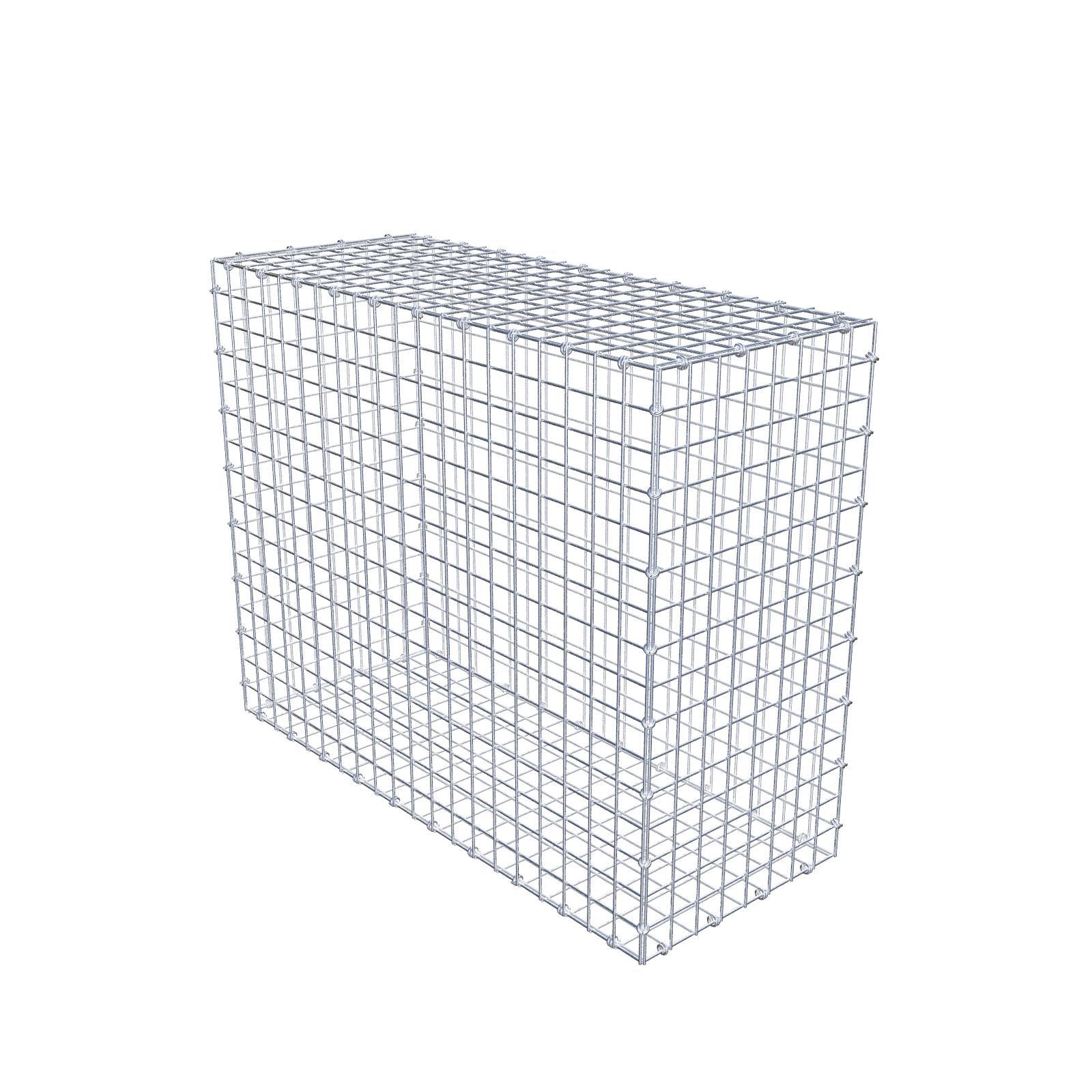 Gabion 100 cm x 80 cm x 40 cm (dł. x wys. x gł.), rozmiar oczek 5 x 5 cm, pierścień spiralny