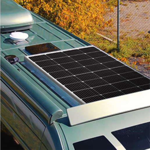 Pack x10 Panneaux solaires monocristallins 200W 12V (1280x760x30mm) utilisation camping-cars, caravanes, fourgons, camping et hangars. - 4