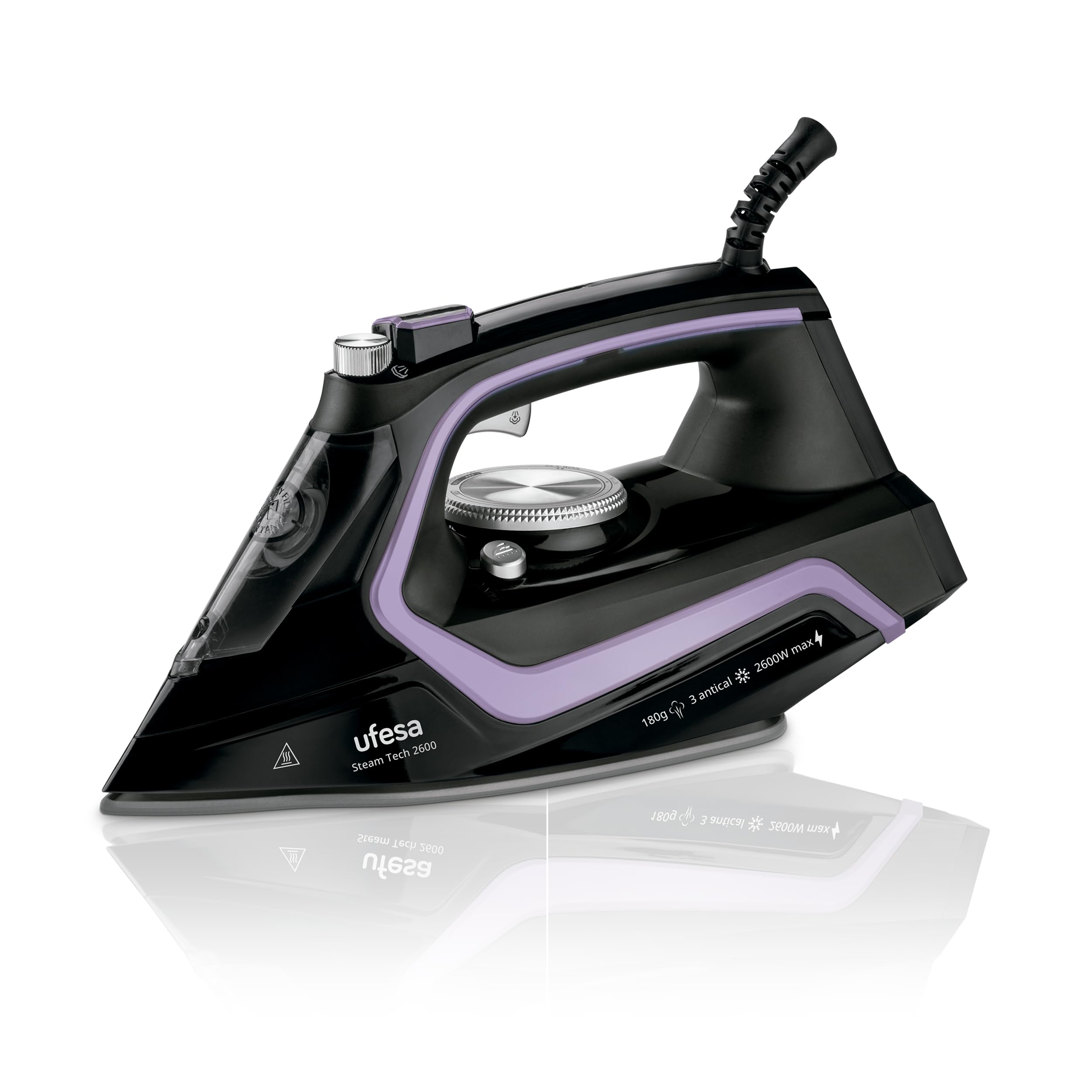 UFESA - GS1700 Stiratrice Verticale a Vapore Potenza 1700 Watt Colore Blu / Bianco