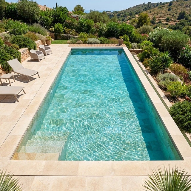 Carrelage Piscine Bali Sabbia 30x60 Cm Effet Pierre De Bali