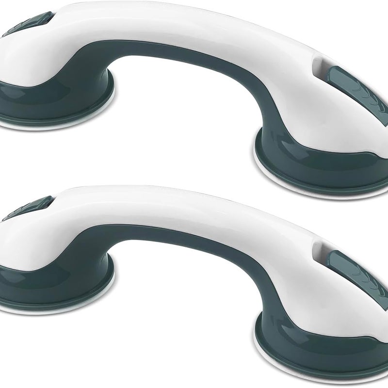 2-częściowy uchwyt z przyssawką – bezpieczny do toalety i prysznica, bez wiercenia, idealny dla osób starszych, niepełnosprawnych i dzieci