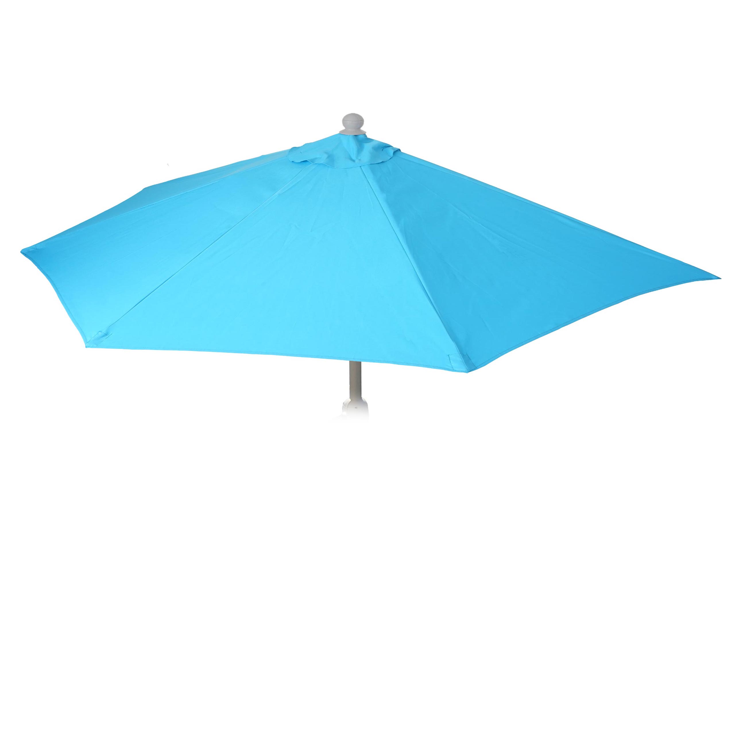 Zapasowa poszewka do parasola półokrągłego Parla, poszewka na parasol, 300 cm, materiał tekstylny z filtrem UV 50+ ~ turkusowy