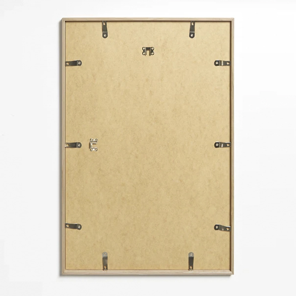 Set de 2 cuadros 154, marco premium chapado en roble, 50x70 cm - 5
